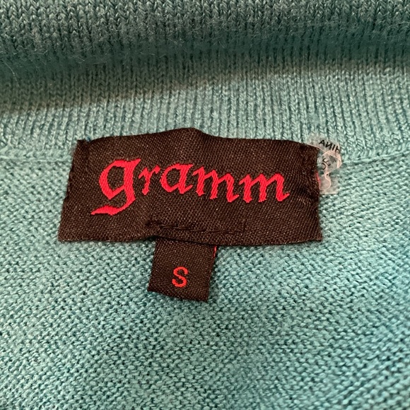Gramm sweater with cowl collar printing on front and back - Picture 5 of 6